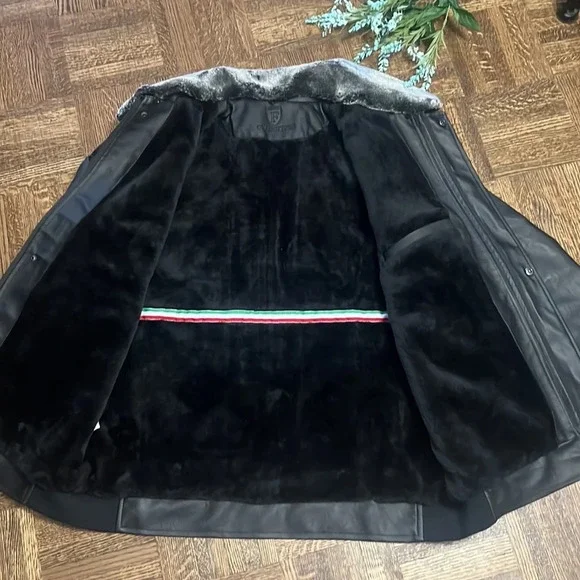 F Collection Leather Jacket - Picture 5 of 9